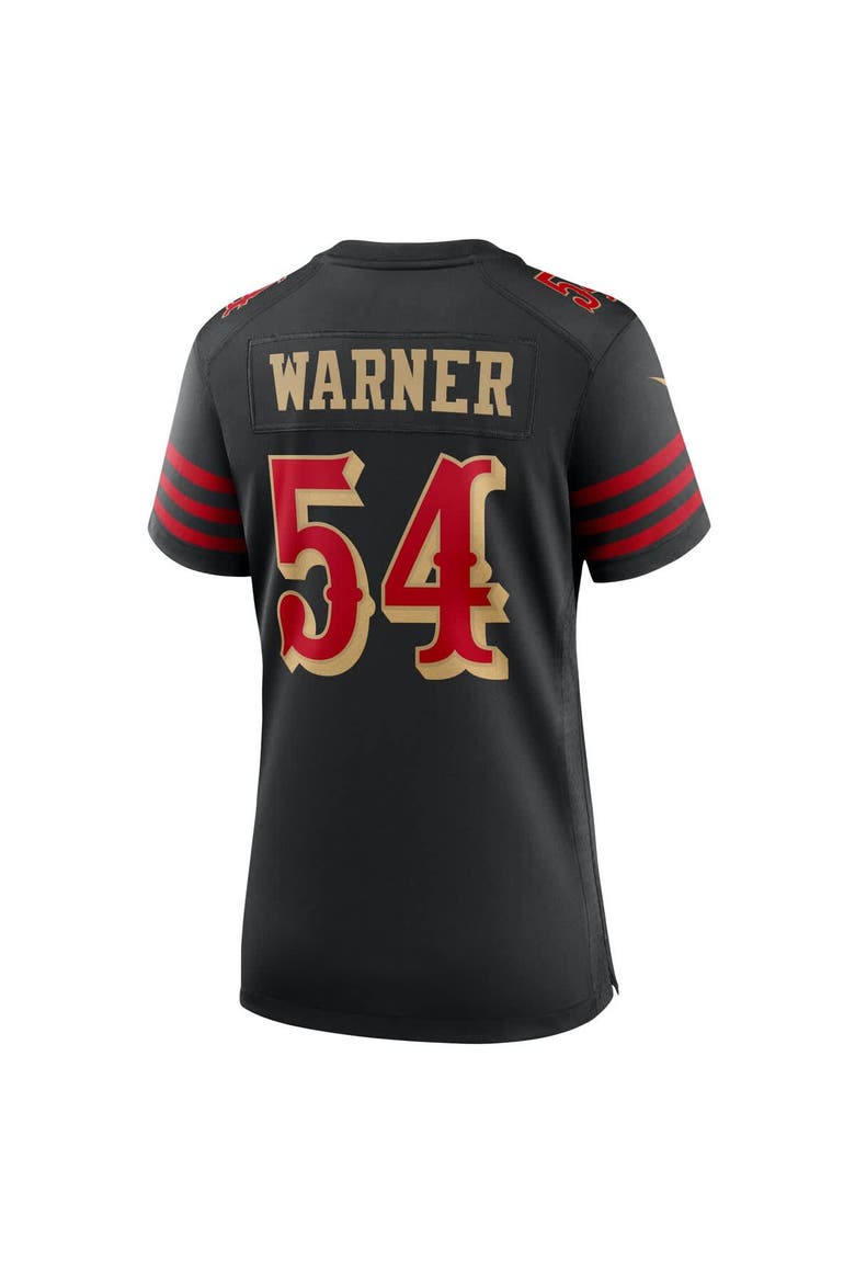 Women's Nike Fred Warner Black San Francisco 49ers 2025 Rivalries Collection Game Jersey, Alternate, color, Black
