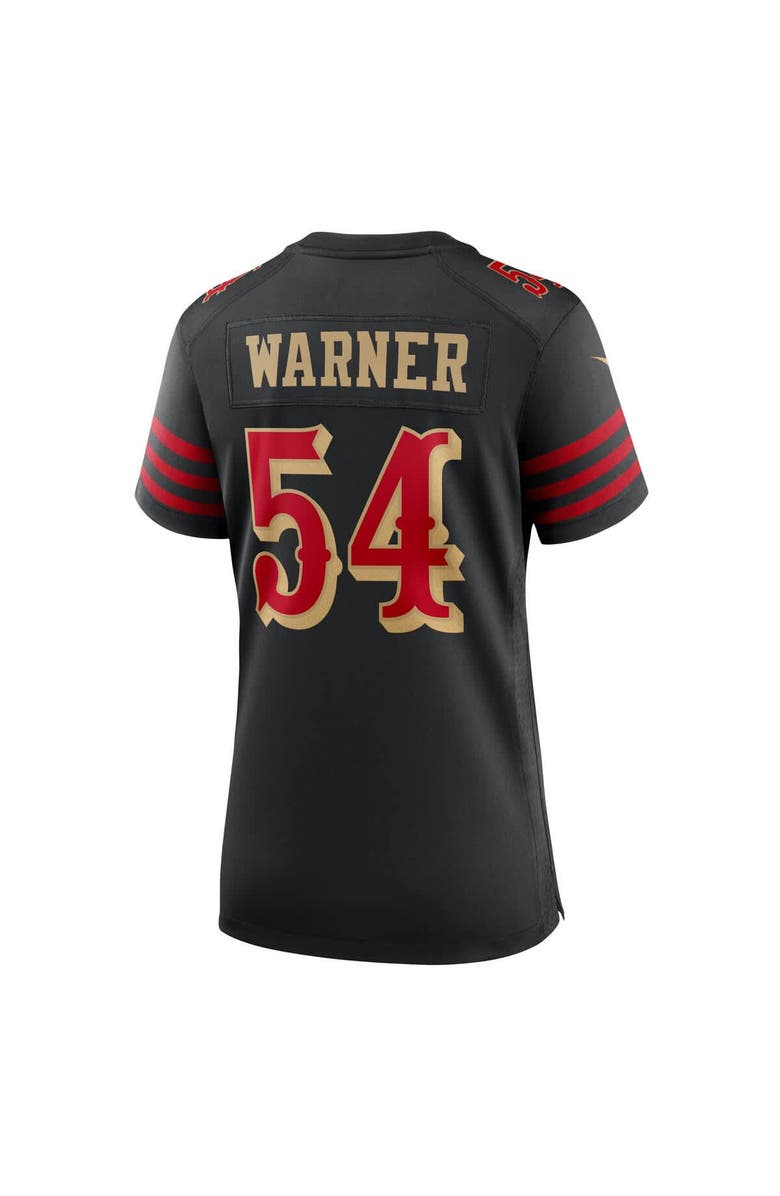 Nike Women's Nike Fred Warner Black San Francisco 49ers 2025 Rivalries Collection Game Jersey, Alternate, color, Black