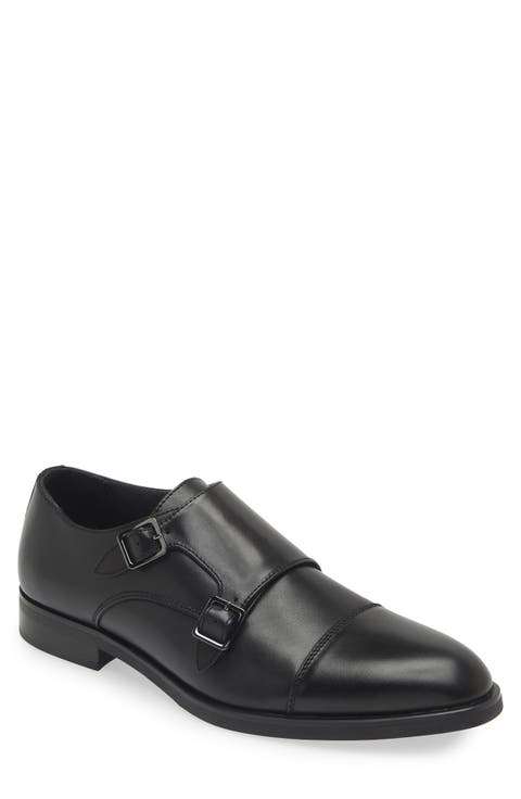 Edison Double Monk Strap Shoe (Men)