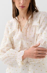 Scalpers Foil Lurex Shirt
