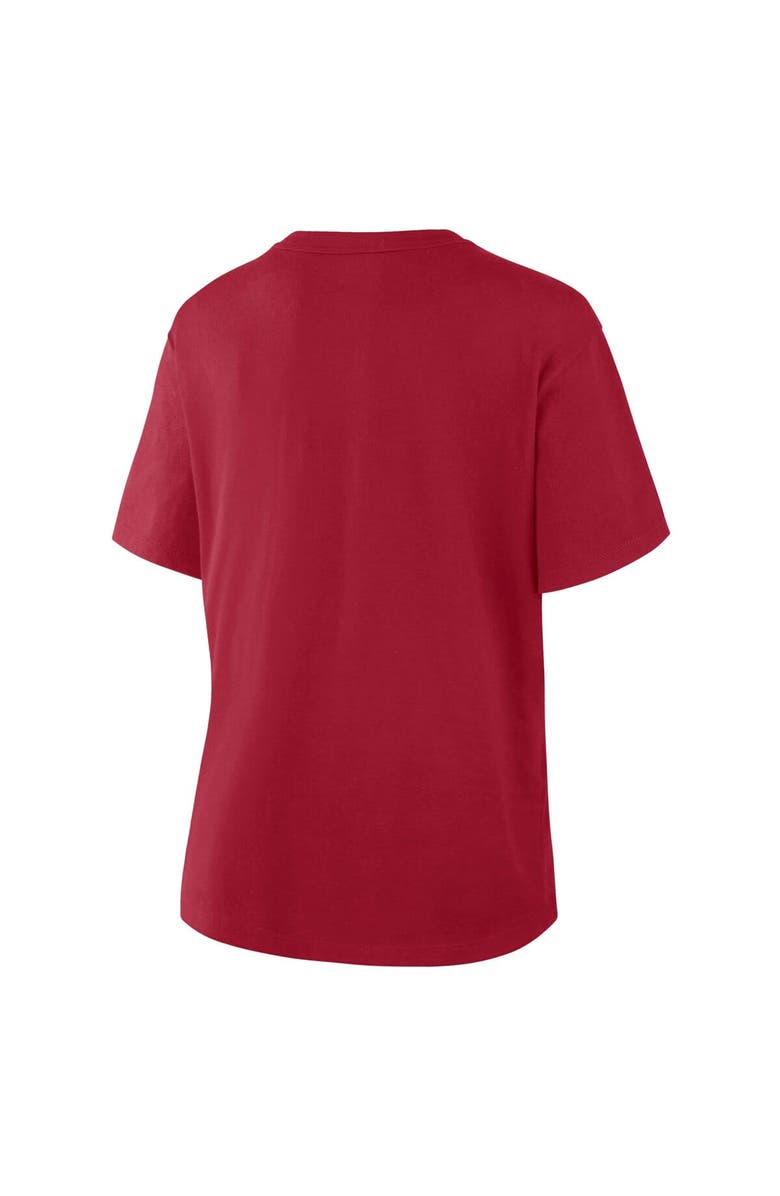 FANATICS Women's Fanatics Scarlet San Francisco 49ers Line Em Up T-Shirt, Alternate, color, Scarlet