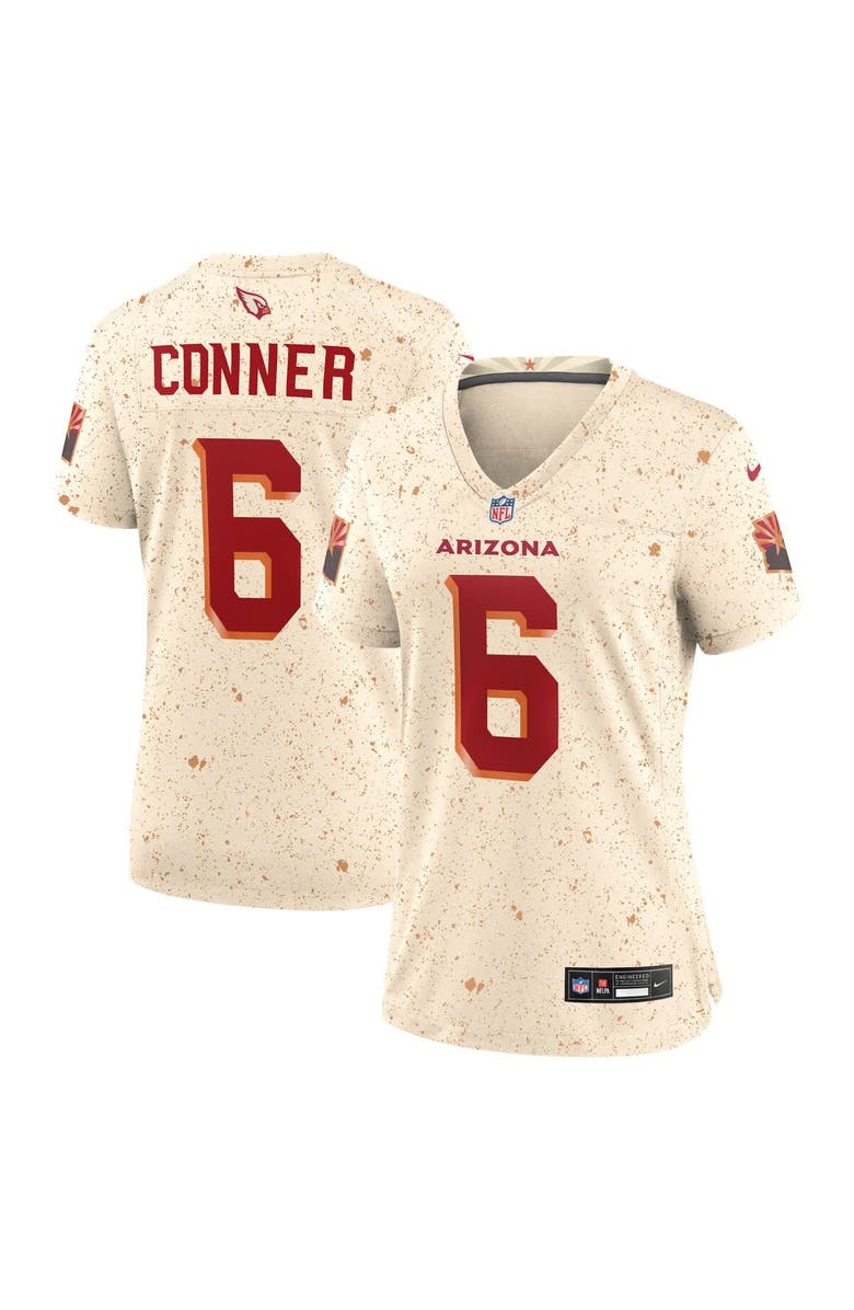 Nike Women's Nike James Conner Natural Arizona Cardinals 2025 Rivalries Collection Game Jersey, Main, color, Natural