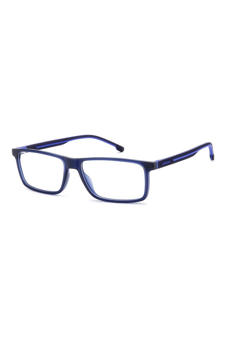 56mm Rectangular Optical Glasses, Alternate, color, BLUE