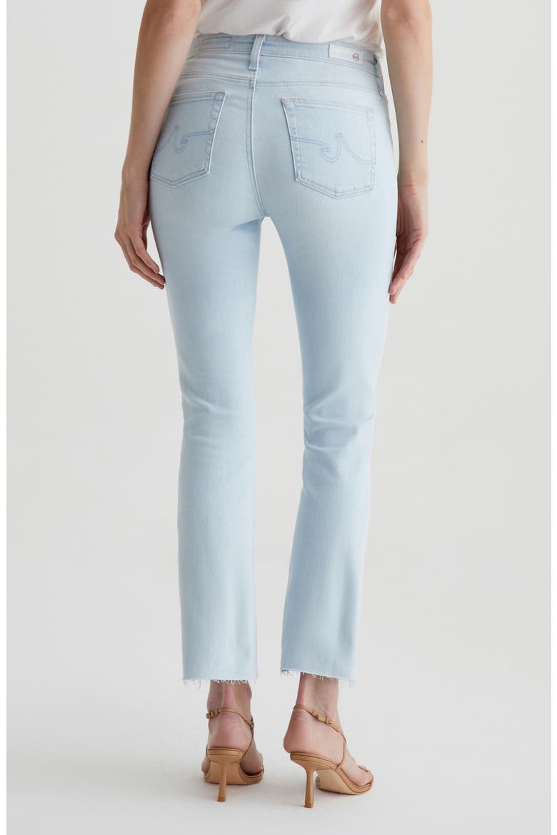 Farrah Raw Hem Crop Bootcut Jeans, Alternate, color, HEAT WAVE
