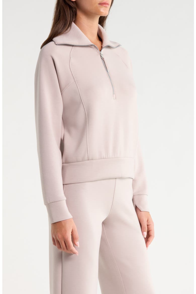 AirEssentials Half Zip Sweatshirt, Alternate, color, MUSHROOM