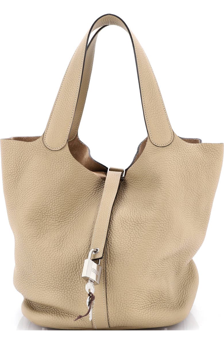 Pre-Owned Hermes Picotin Lock Bag Clemence GM, Main, color, Trench