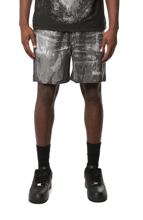 All Around Studded Water Repellent Drawstring Shorts