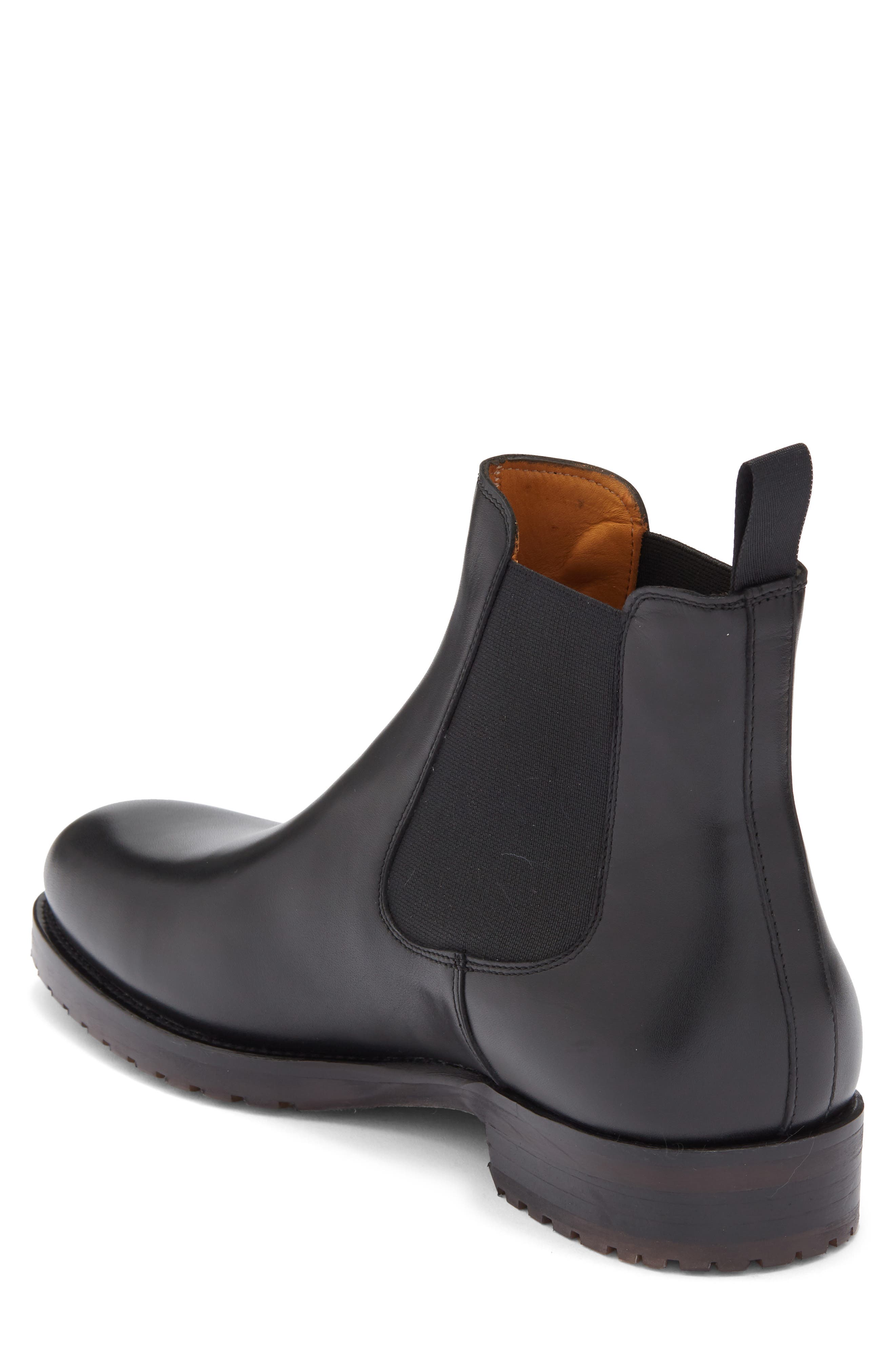 Magnanni Kam Chelsea Boot, Alternate, color, Black