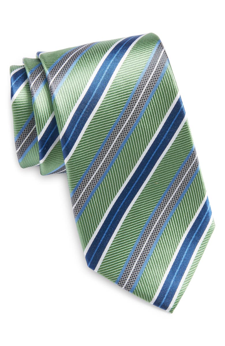 Nordstrom Stripe Silk Tie, Main, color, 