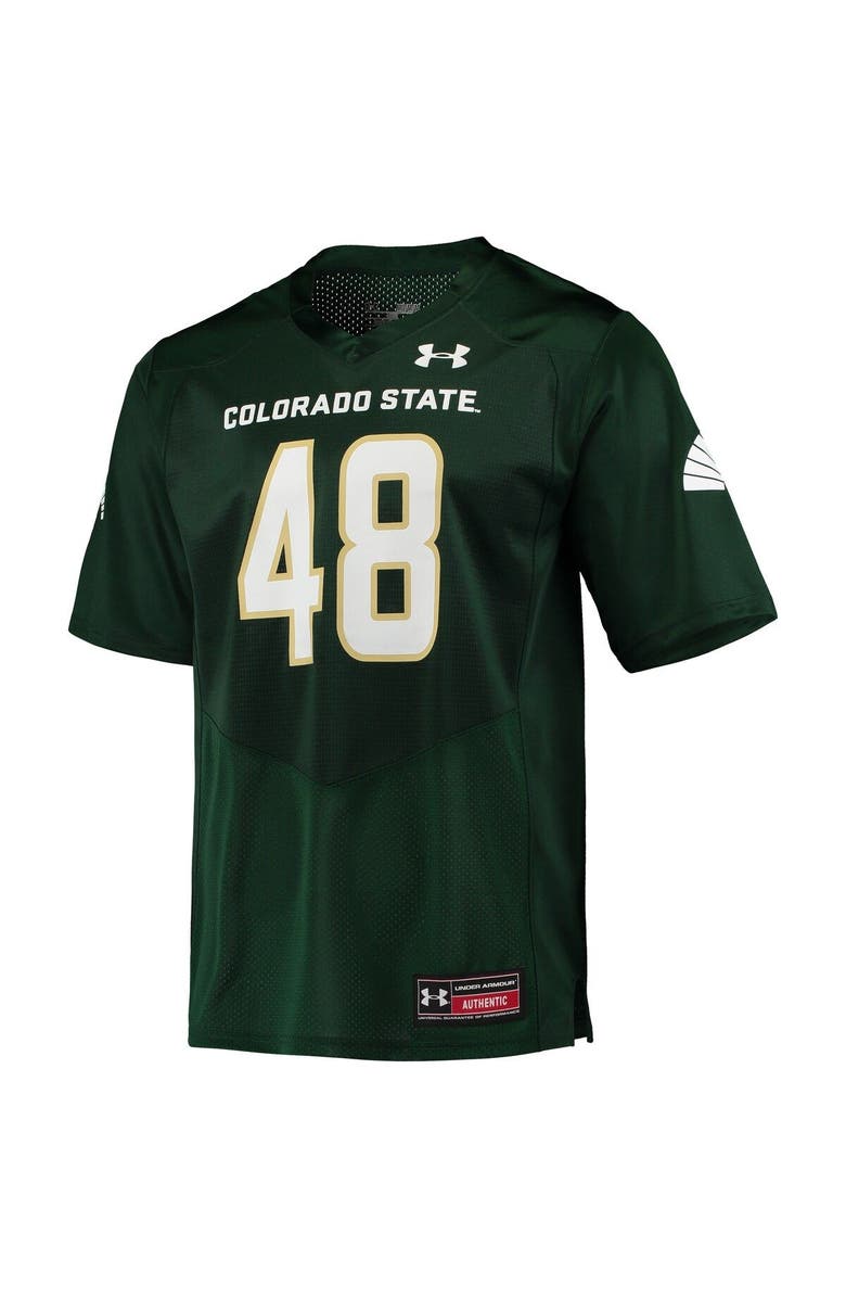 Under Armour Men's Under Armour #48 Green Colorado State Rams Replica Football Jersey, Alternate, color, Green
