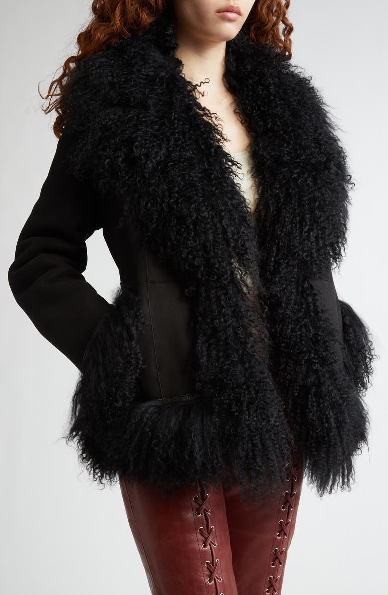 Saks Potts Bon Genuine Shearling Jacket, Alternate, color, 