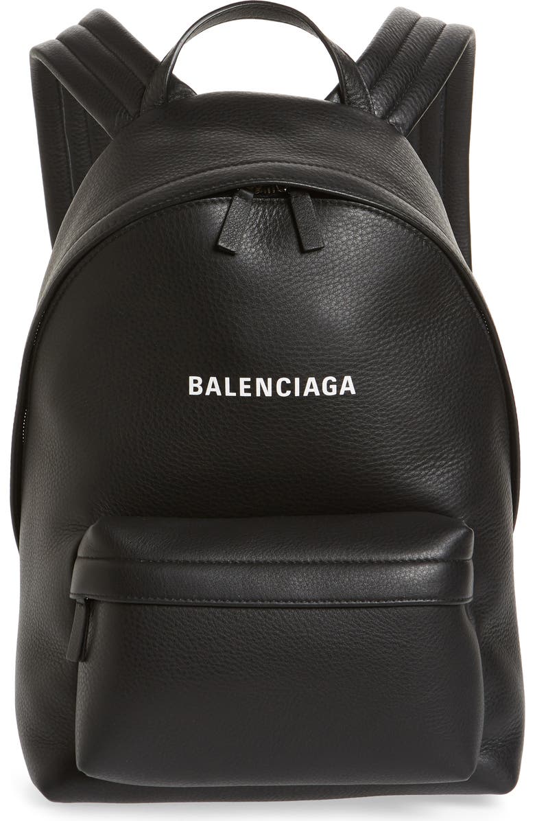 Balenciaga Everyday Calfskin Leather Backpack, Main, color,