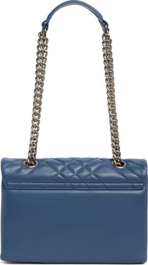 Large Brixton Lock Leather Shoulder Bag