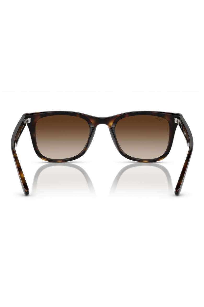 65mm Gradient Oversize Square Sunglasses, Alternate, color, HAVANA
