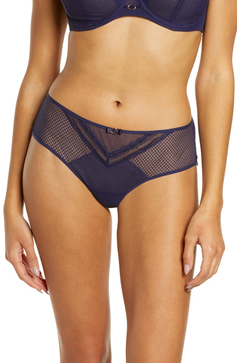 Chantelle Lingerie Chantelle Intimates Parisian Allure Hipster Panties, Main, color, 