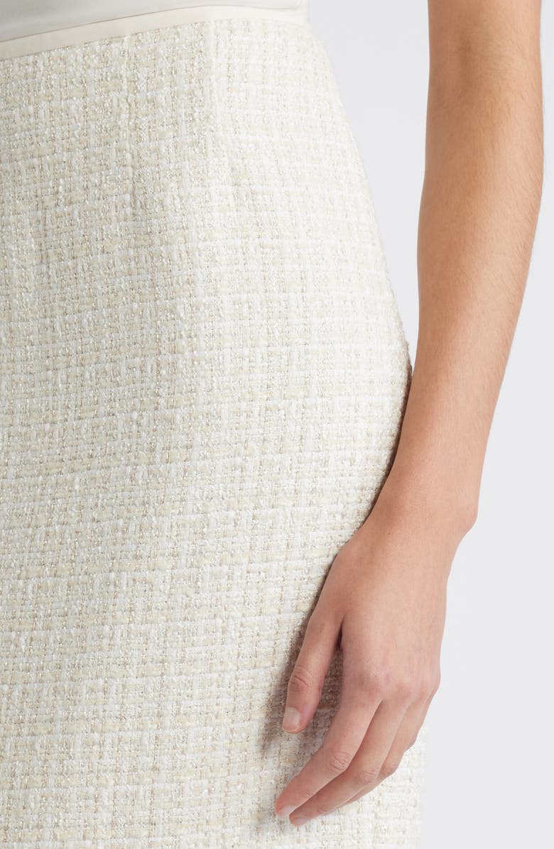 Anne Klein Tweed Pencil Skirt, Alternate, color, 