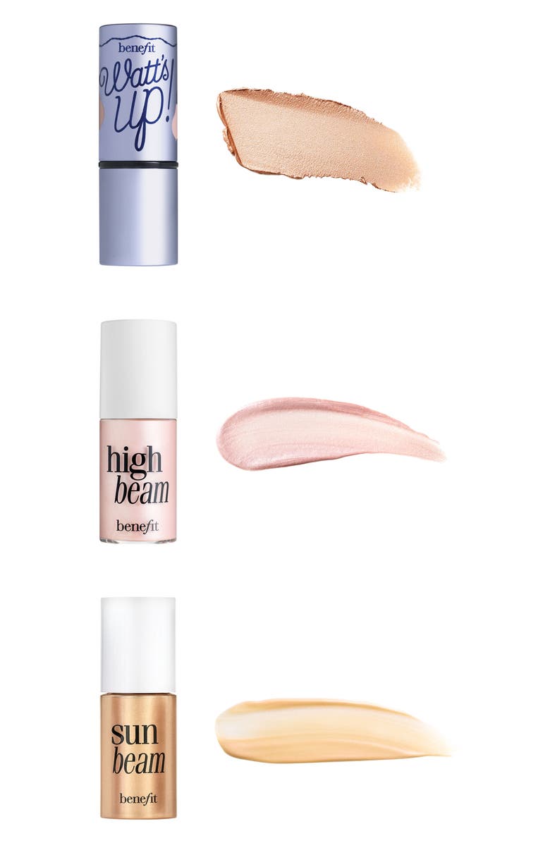 Benefit Cosmetics Benefit Highlighter Hot Shots Trio, Alternate, color, 