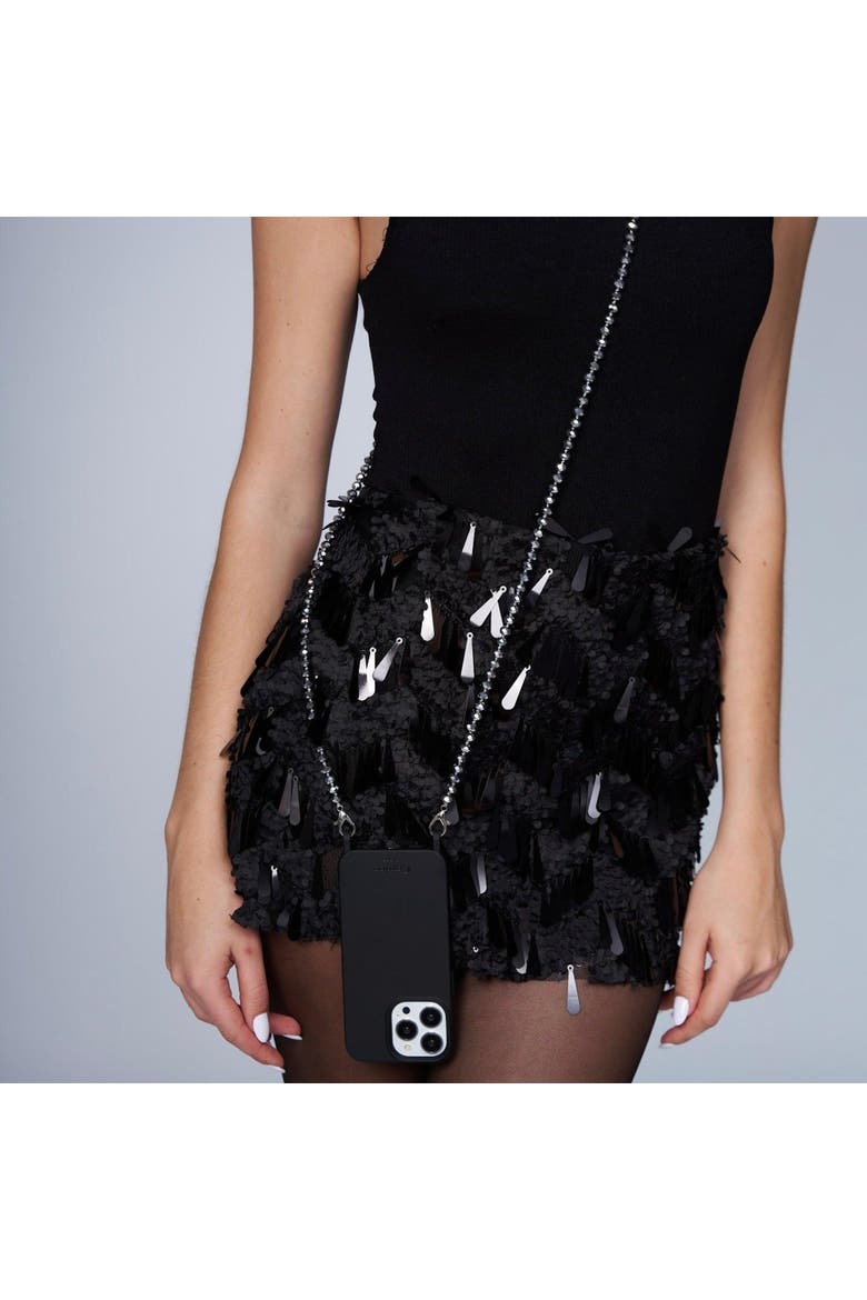 Aria Phone Chain, Alternate, color, Silver