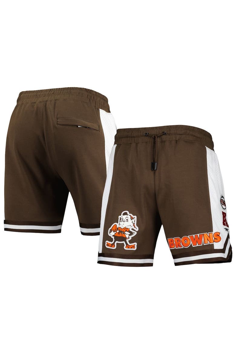 Men's Pro Standard Brown Cleveland Browns Retro Classic 2.0 Shorts, Main, color, Brown