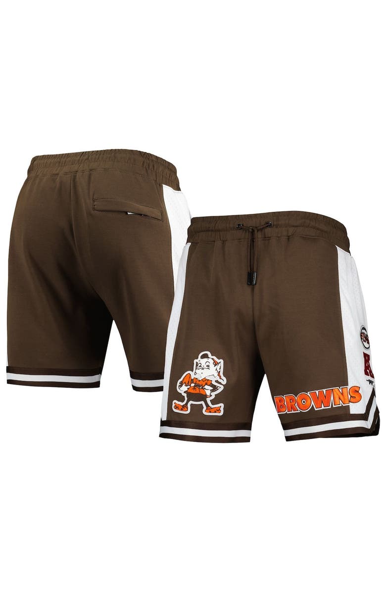 PRO STANDARD Men's Pro Standard Brown Cleveland Browns Retro Classic 2.0 Shorts, Main, color, Brown
