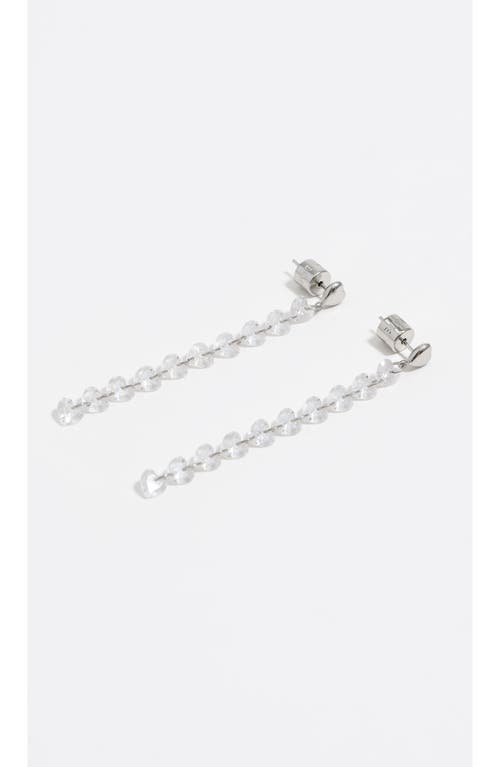 Bimba Y Lola Crystal-heart Earrings In Multi