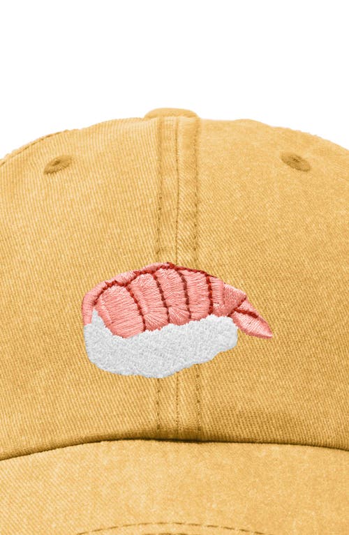 DALIX DALIX SHRIMP SUSHI EMBROIDERED DAD CAP 