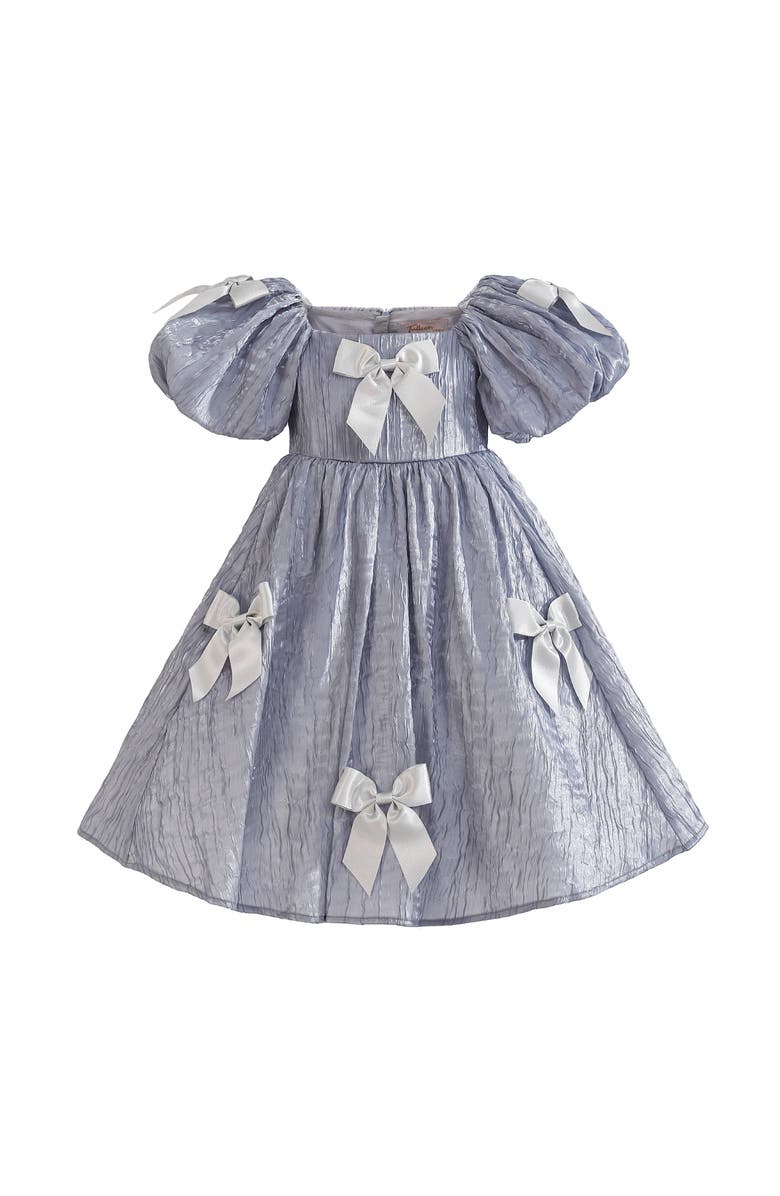 Tulleen Clarissa Bow Party Dress, Main, color, Blue