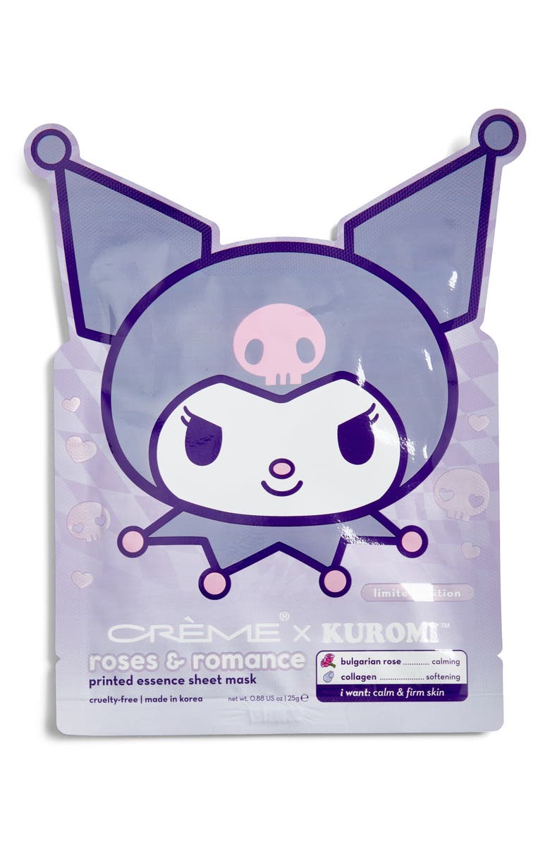 THE CREME SHOP x Hello Kitty<sup>®</sup> Kuromi Roses & Romance Essence Sheet Mask, Main, color,