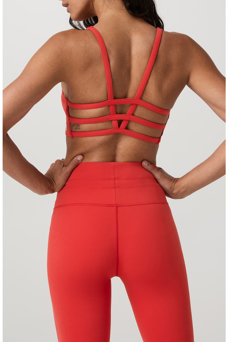 Yosemite Sports Bra, Alternate, color, CRIMSON
