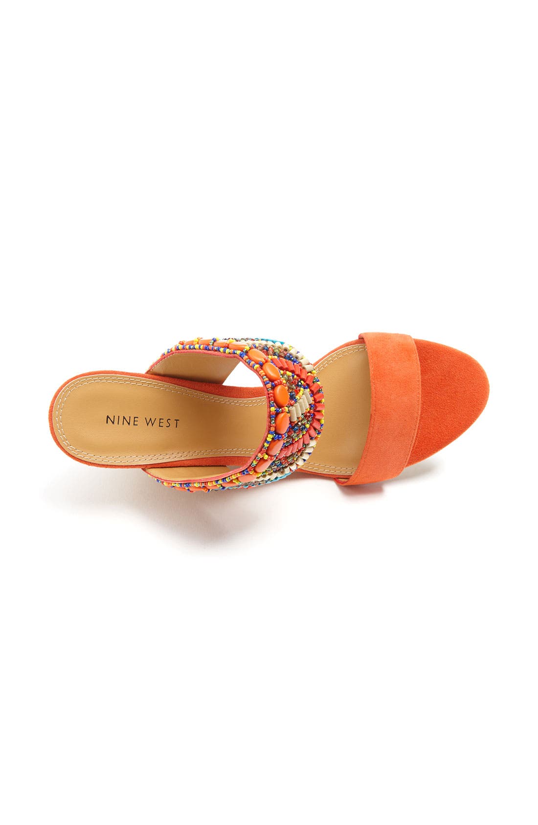 'Sweet Rosey' Sandal, Alternate, color, ORANGE