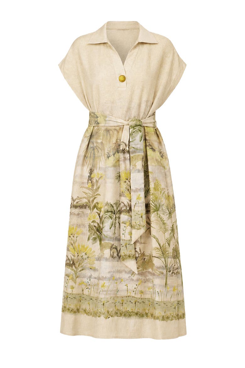 Matilda Midi Dress, Alternate, color, MULTI COLOR