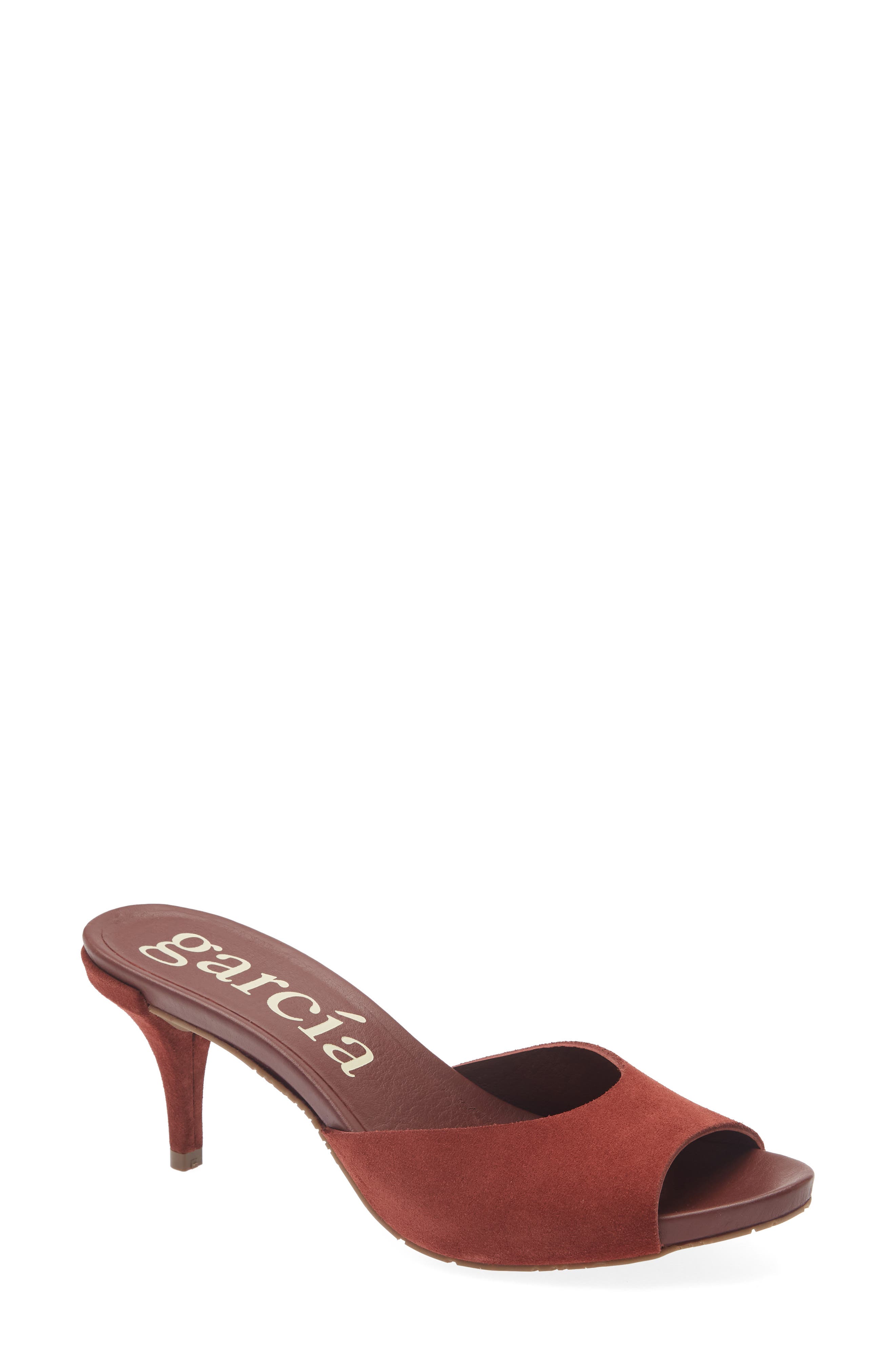 Pedro Garcia Welch Slide Sandal, Main, color, Henna Castoro