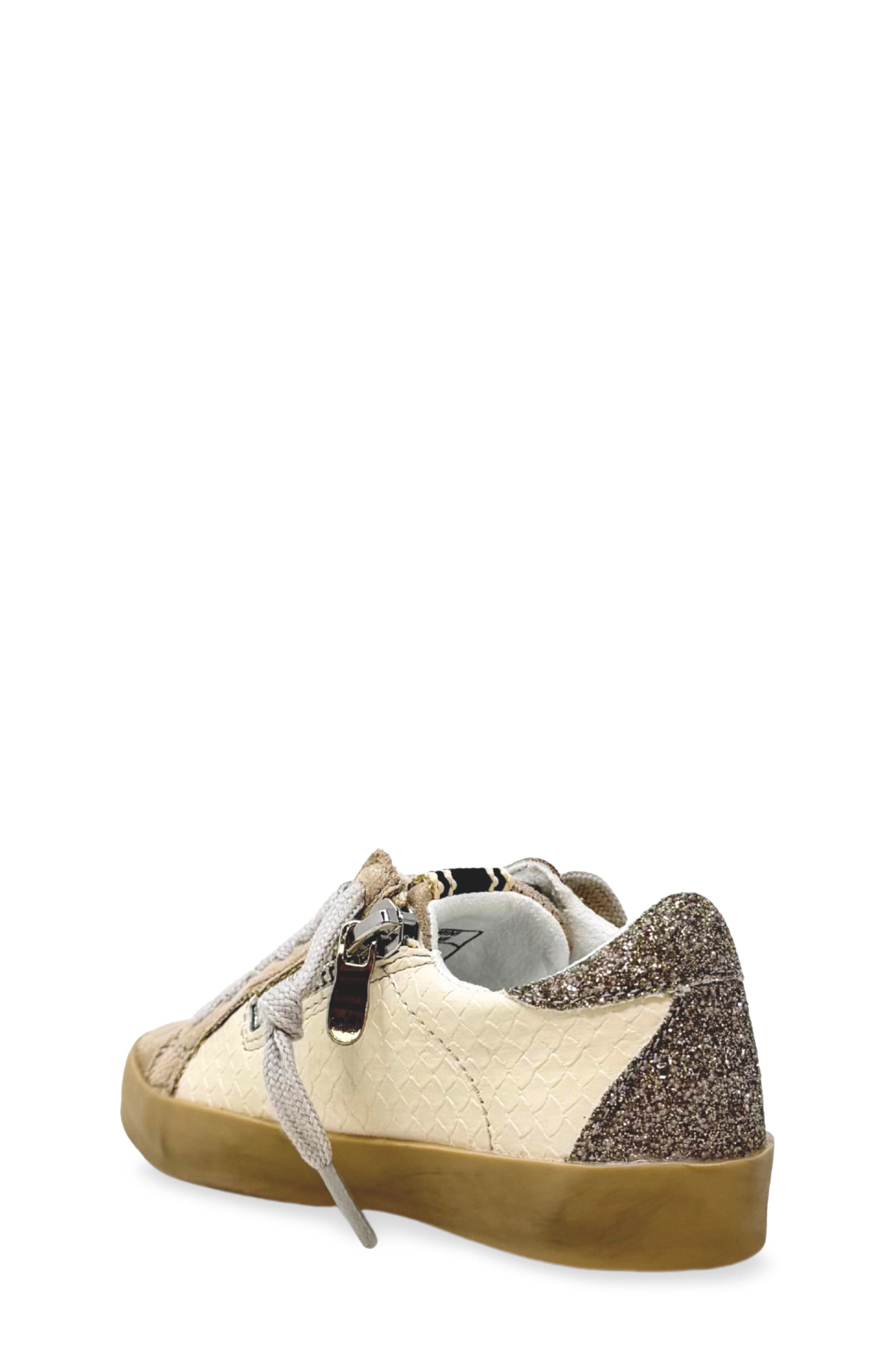 Kids' Mini Paula Sneaker, Alternate, color, BONE SNAKE