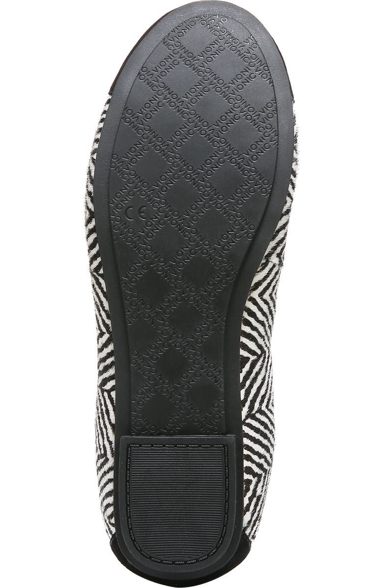 Vionic Minna Faux Calf Hair Flat, Alternate, color,