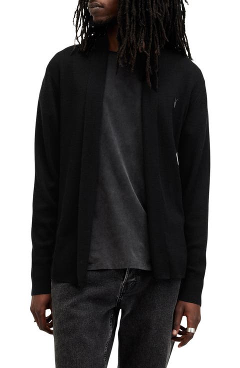 Mode Merino Wool Shawl Collar Cardigan