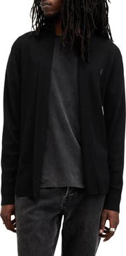 AllSaints Mode Merino Wool Shawl Collar Cardigan