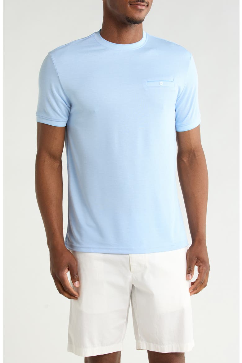 Tipped Pocket T-Shirt, Main, color, BLUE