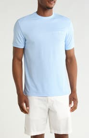 DENIM AND FLOWER Tipped Pocket T-Shirt