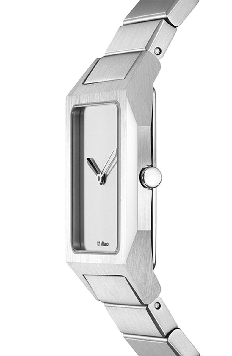 D1 Milano Studio71 Aura Bracelet Watch, 23.5mm, Alternate, color, Silver