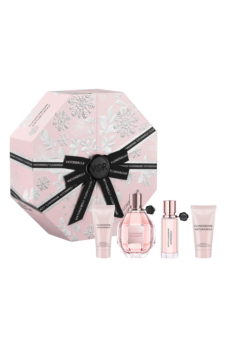 Viktor&Rolf Flowerbomb Eau de Parfum Luxury Holiday Gift Set (Limited Edition) $270 Value, Main, color,