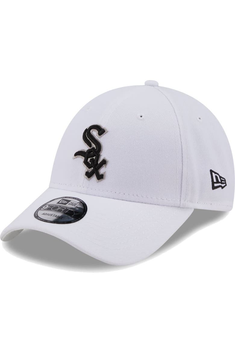 Men's New Era White Chicago White Sox League II 9FORTY Adjustable Hat, Main, color, White