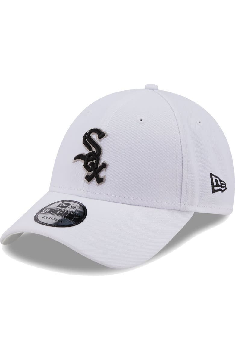 New Era Men's New Era White Chicago White Sox League II 9FORTY Adjustable Hat, Main, color, White