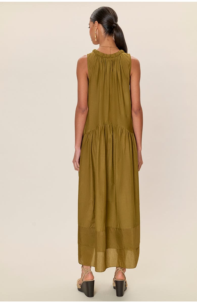 Rebecca Taylor Lilou Sleeveless Dress, Alternate, color, Leaf Green