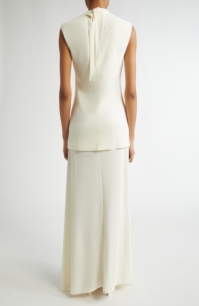 Jil Sander Layered Sleeveless Crepe Dress, Alternate, color, 