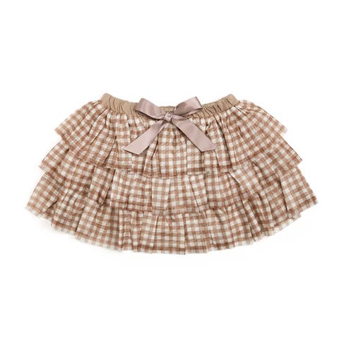 Gingham Printed Tulle Tiered Tutu (Baby, Toddler, Little Kid & Big Kid)
