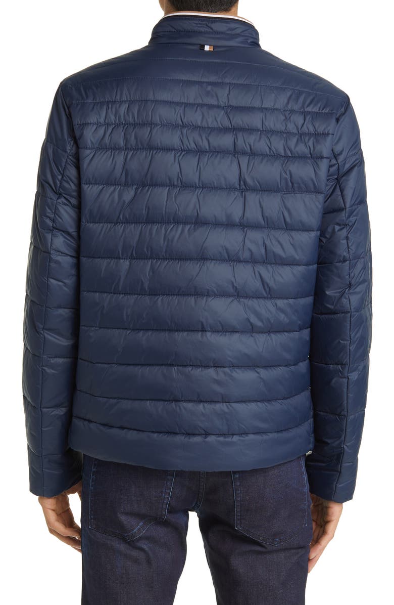 BOSS Darolus Quilted Puffer Jacket, Alternate, color, Dk Bu