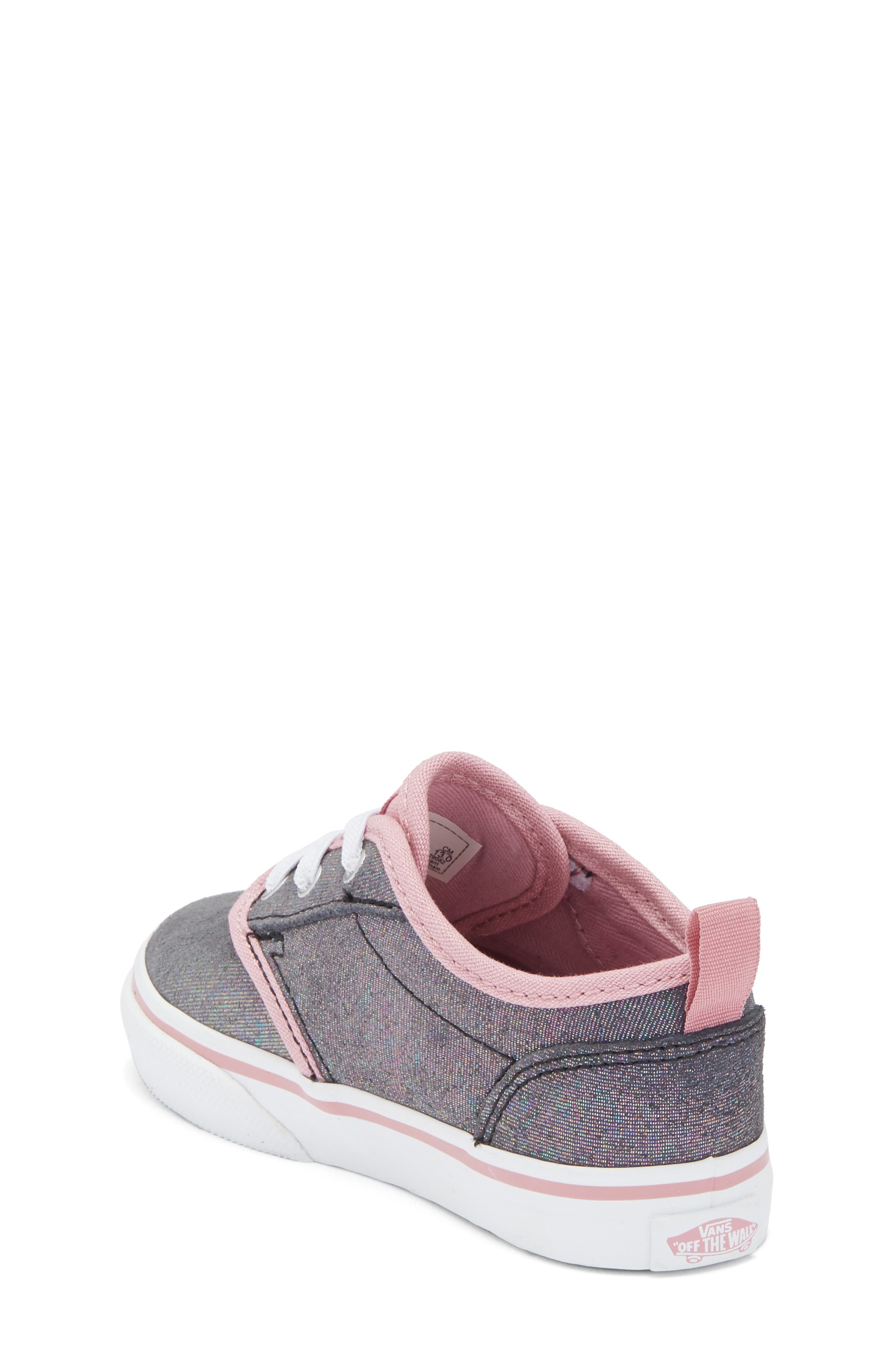 Vans Kids' Atwood Sneaker, Alternate, color, Shimmer Black