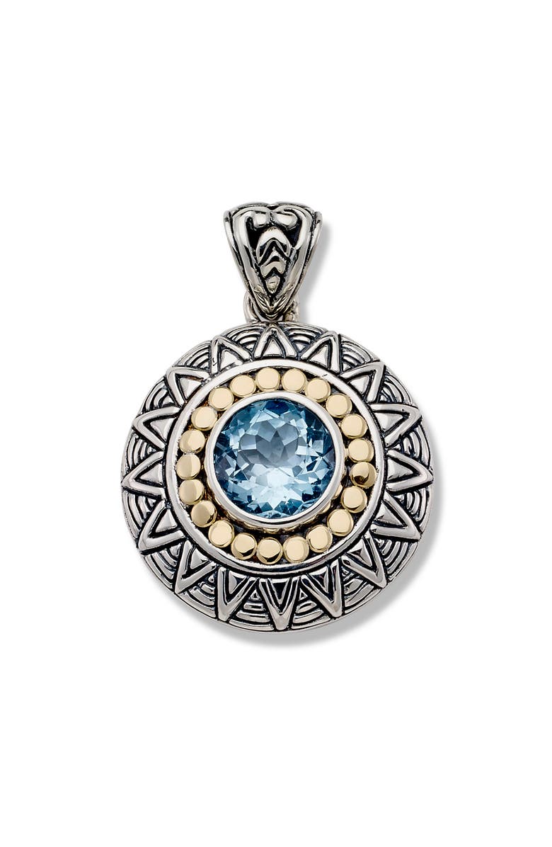 SAMUEL B. Sterling Silver Pendant, Main, color, Blue
