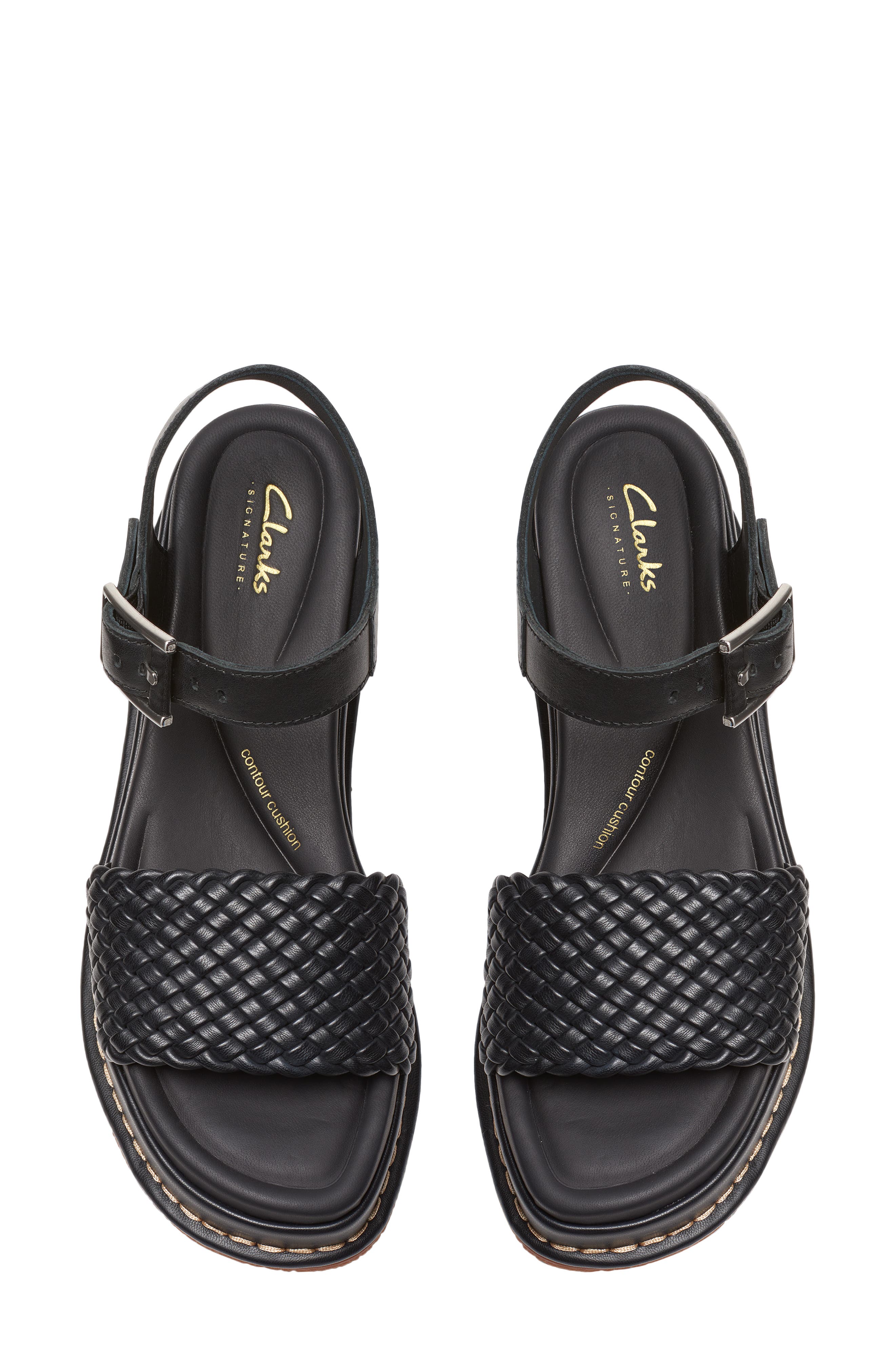 Clarks<sup>®</sup> Kimmei Bay Ankle Strap Platform Wedge Sandal, Alternate, color, 