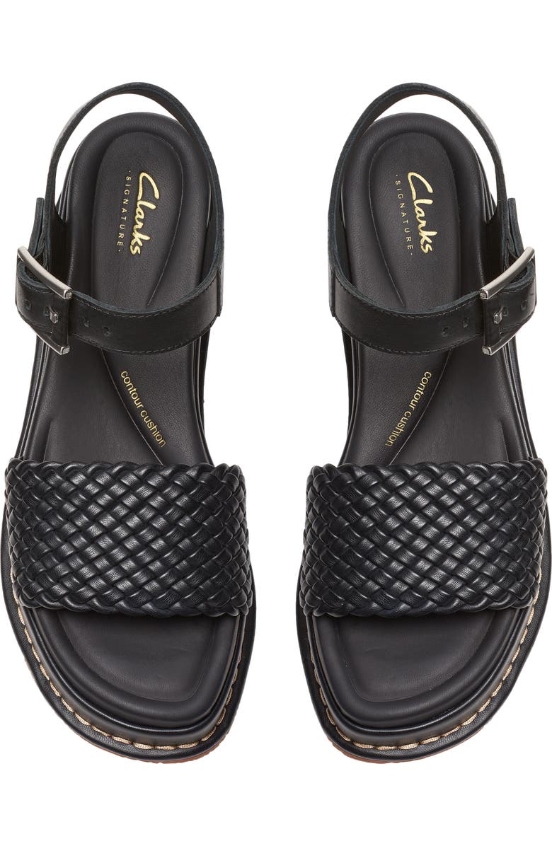 Clarks<sup>®</sup> Kimmei Bay Ankle Strap Platform Wedge Sandal, Alternate, color,